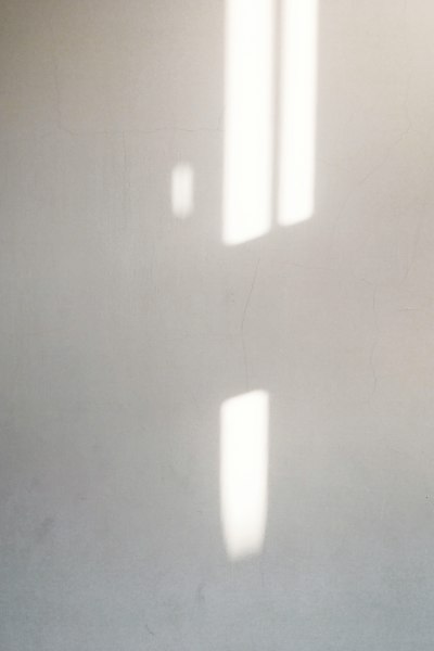 Window light falling on a plain wall